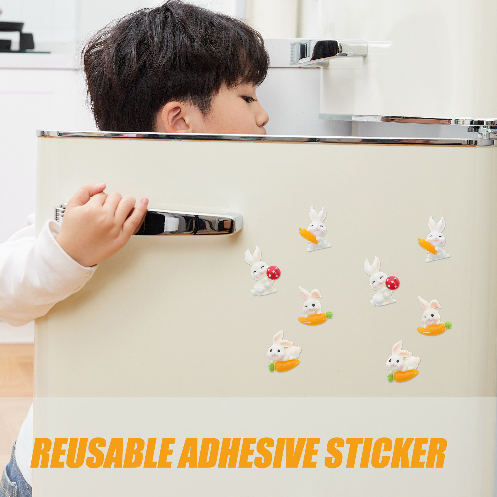 Resin Craft Supplies - 12Pcs 수지 토끼 당근 참 DIY
