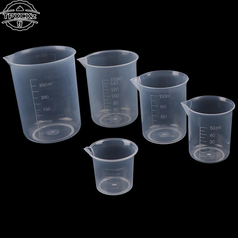 Mixing Cup Silicone - 플라스틱 측정 저그 컵 눈금 요리