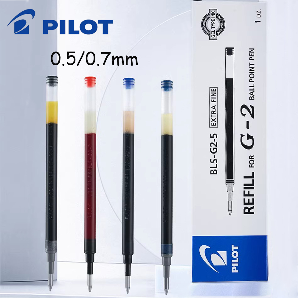 Pilot Pen G2 - 12pcs 일본 파일럿 젤 펜 리필
