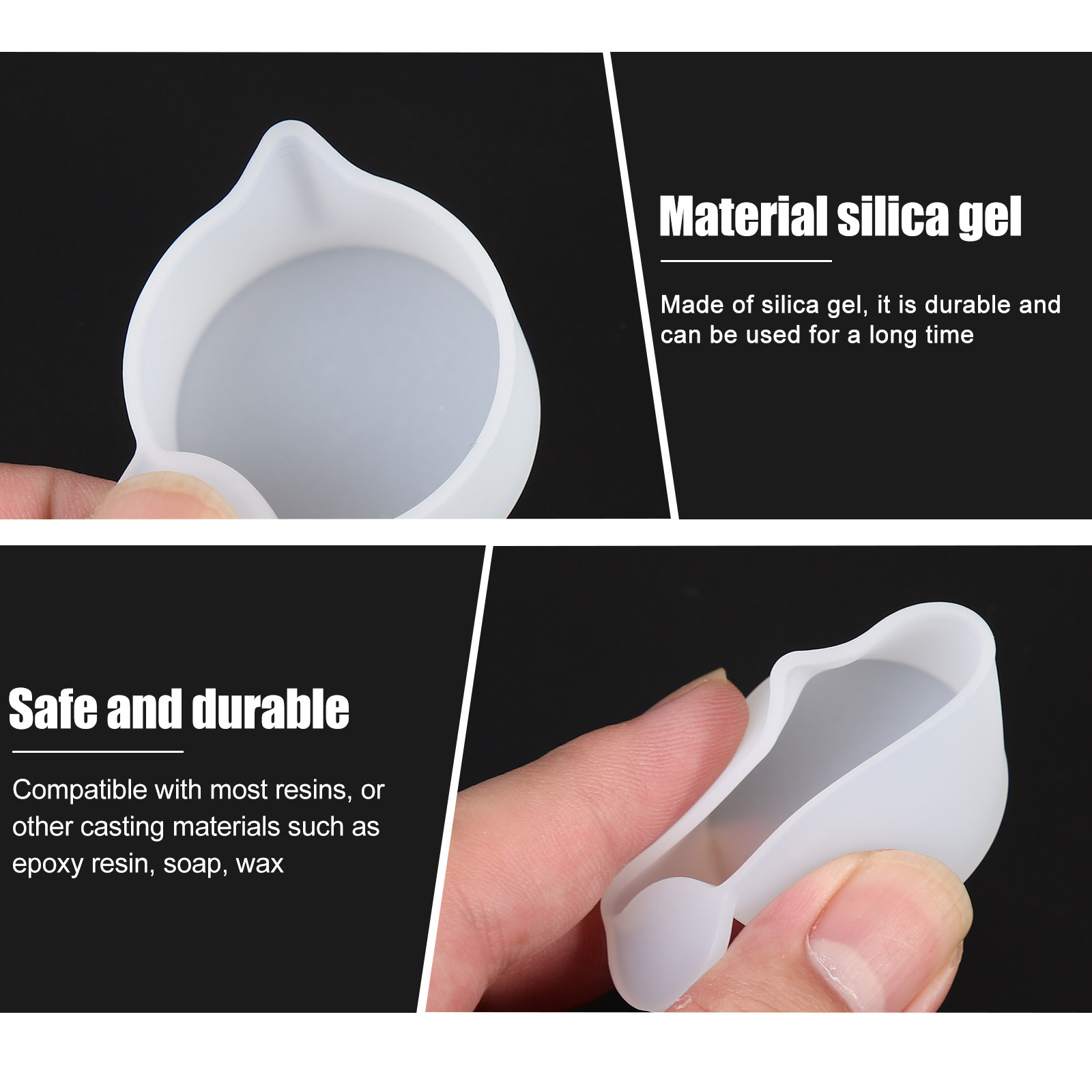 에폭시 수지 공예 크리스탈 DIY 쥬얼리 장식 실험실  - Mixing Cup Silicone 리뷰 및 가격