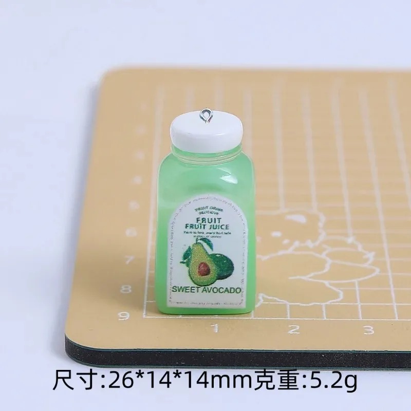 10Pcs Kawaii 미니 3D 체리 오렌지 주스 병 - Resin Craft Supplies 리뷰 및 가격