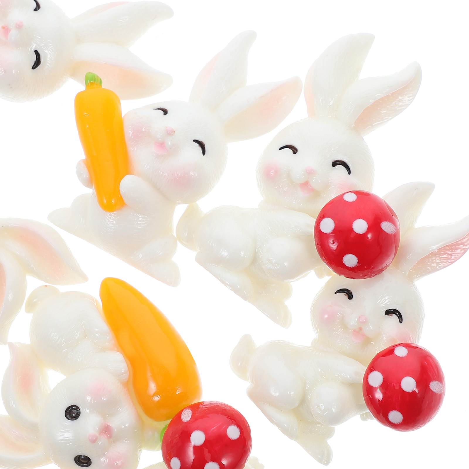 12Pcs 수지 토끼 당근 참 DIY 전화 케이스 장식 - Resin Craft Supplies 리뷰 및 가격