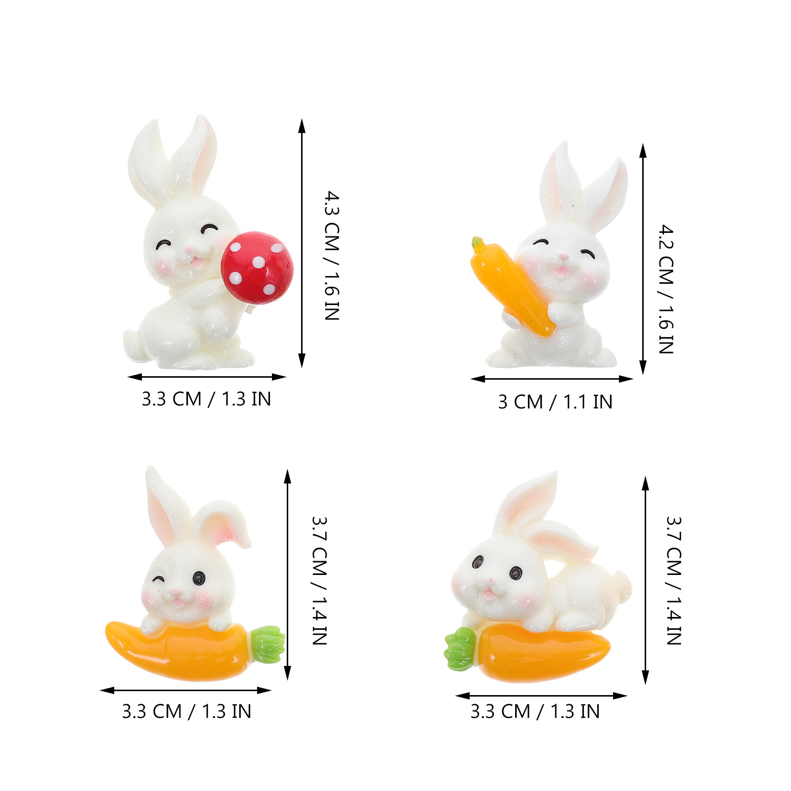 12Pcs 수지 토끼 당근 참 DIY 전화 케이스 장식 - Resin Craft Supplies 리뷰 및 가격