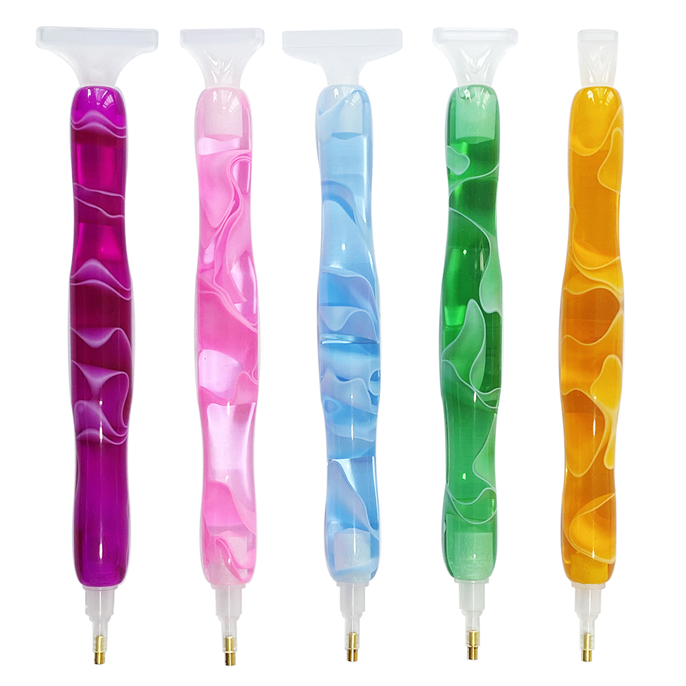 컬러 레진 다이아몬드 페인팅 펜 (5개 교체 팁 포함) - Resin Craft Kit 리뷰 및 가격